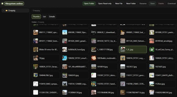 FileSystem.online screenshot